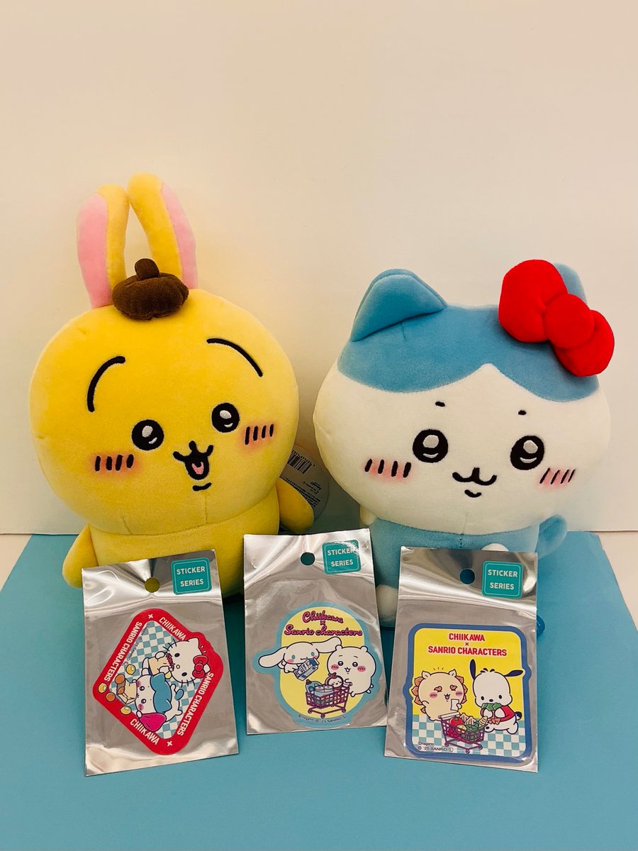 ちいかわらんど 東京 ハチワレちいかわうさぎシーサーおかおぬいぐるみバッジ 6個 ちいかわ ちいかわレストラン コックさんなぬいぐるみおかおバッジ3個