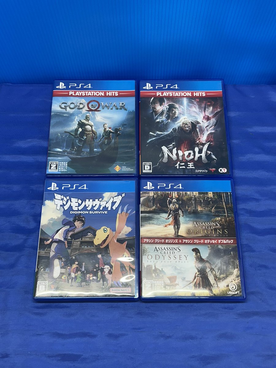 mmk_hashi_hobby's tweet image. #桃太郎王国相模原橋本店入荷情報

 #Switch ソフト
マリオカート8デラックス
ファイナルファンタジーⅩⅡ
など

 #PS4 ソフト
ゴッド・オブ・ウォー
アサシンクリード オリジンズ+オデッセイ ダブルパック
など

お買い取りさせていただきました‼️

ご来店お待ちしております✨