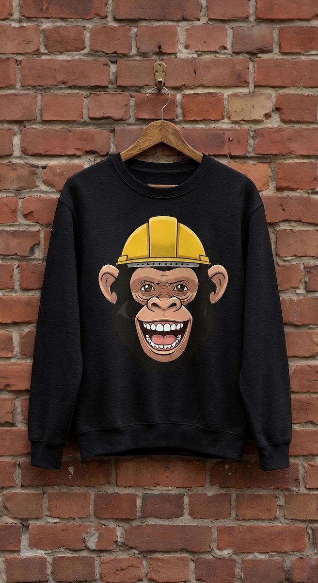 AndreJuniorMuir's tweet image. Available #chimp #store #sweatershirt #hardhat #hardhatlaughs