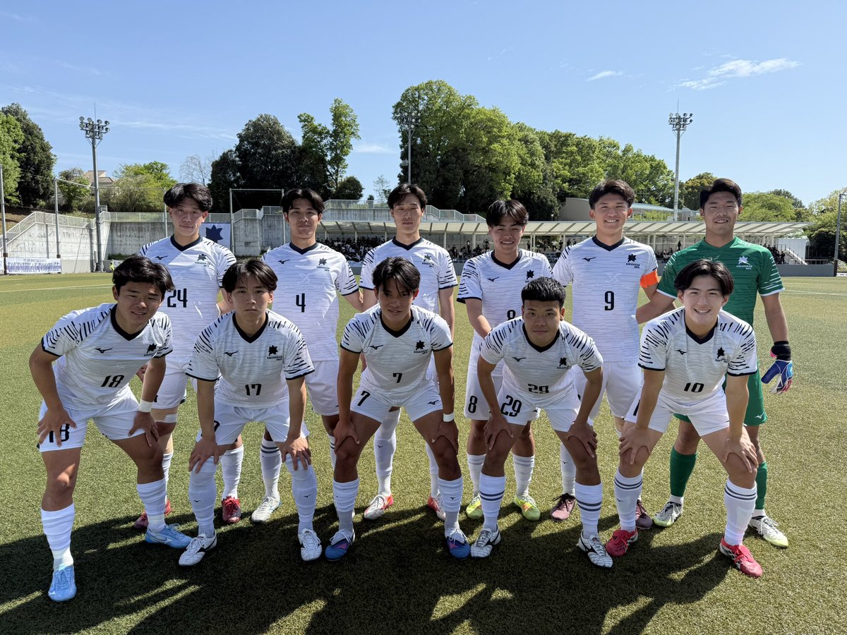 KokushikanFc's tweet image. 🔵𝙆𝙄𝘾𝙆 𝙊𝙁𝙁⚪️
【JR東日本カップ2026 第100回関東大学サッカーリーグ戦】

第3節
#国士舘大学 vs #日本大学 

#kickoff !!
