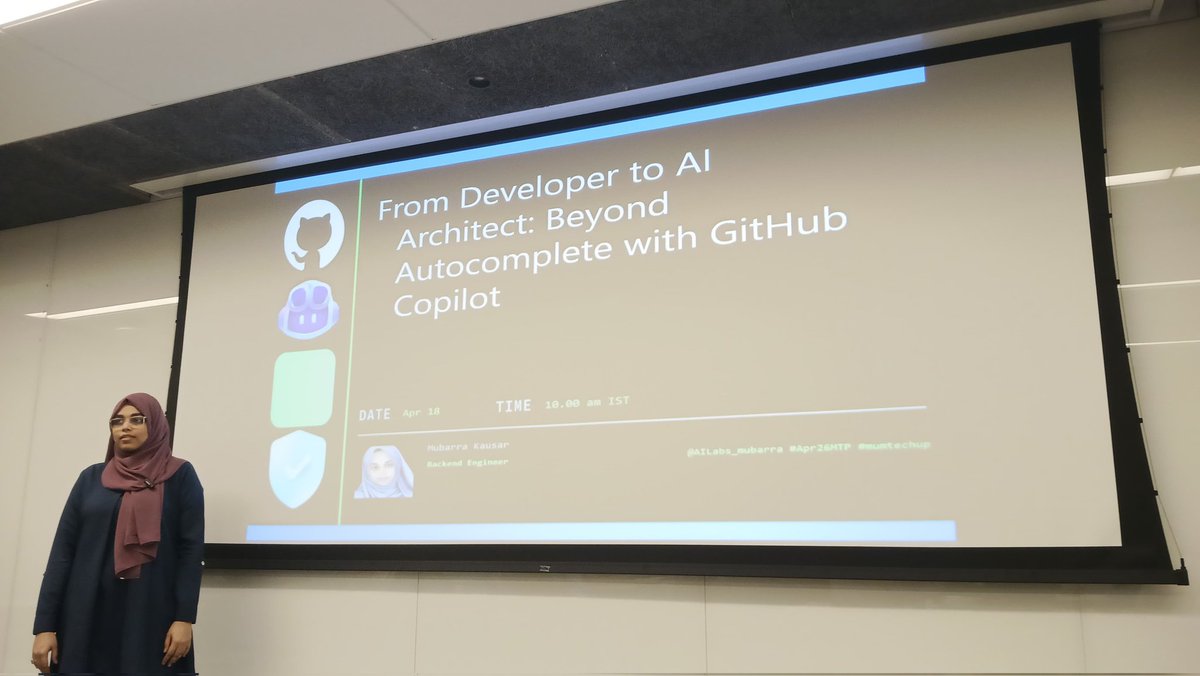 sabnisa7's tweet photo. Attending GitHub Copilot Dev Days × Global Azure 2026 in Mumbai excited to explore AI-powered dev, Copilot workflows &amp; cloud ☁️ 
#GitHubCopilotDevDays #Apr26MTP #mumtechup https://t.co/pSq9ofMV5n