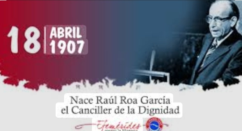 Raúl Roa García, destacado intelectual, político y diplomático cubano conocido como el "Canciller de la Dignidad",figura clave de la Revolución Cubana, defendiendo la soberanía de Cuba en foros internacionales como la OEA y la ONU.
#CubaViveEnSuHistoria