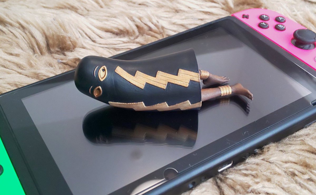 ごろ寝メジェド様👀
Switchの上で待機中～🎮

#神ツクファンアート #神ツク #Kツク