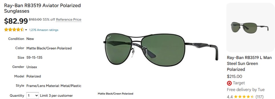 GlitchedDeals's tweet image. RAY-BAN AVIATOR SUNGLASSES NOW OVER $130 OFF

Price dropped to $82 at Woot on these polarized Ray-Bans

Same ones are selling for $215 at Target, will sell out

Ships free for Amazon Prime members

mavely.app.link/hWhLMUOHq2b #ad