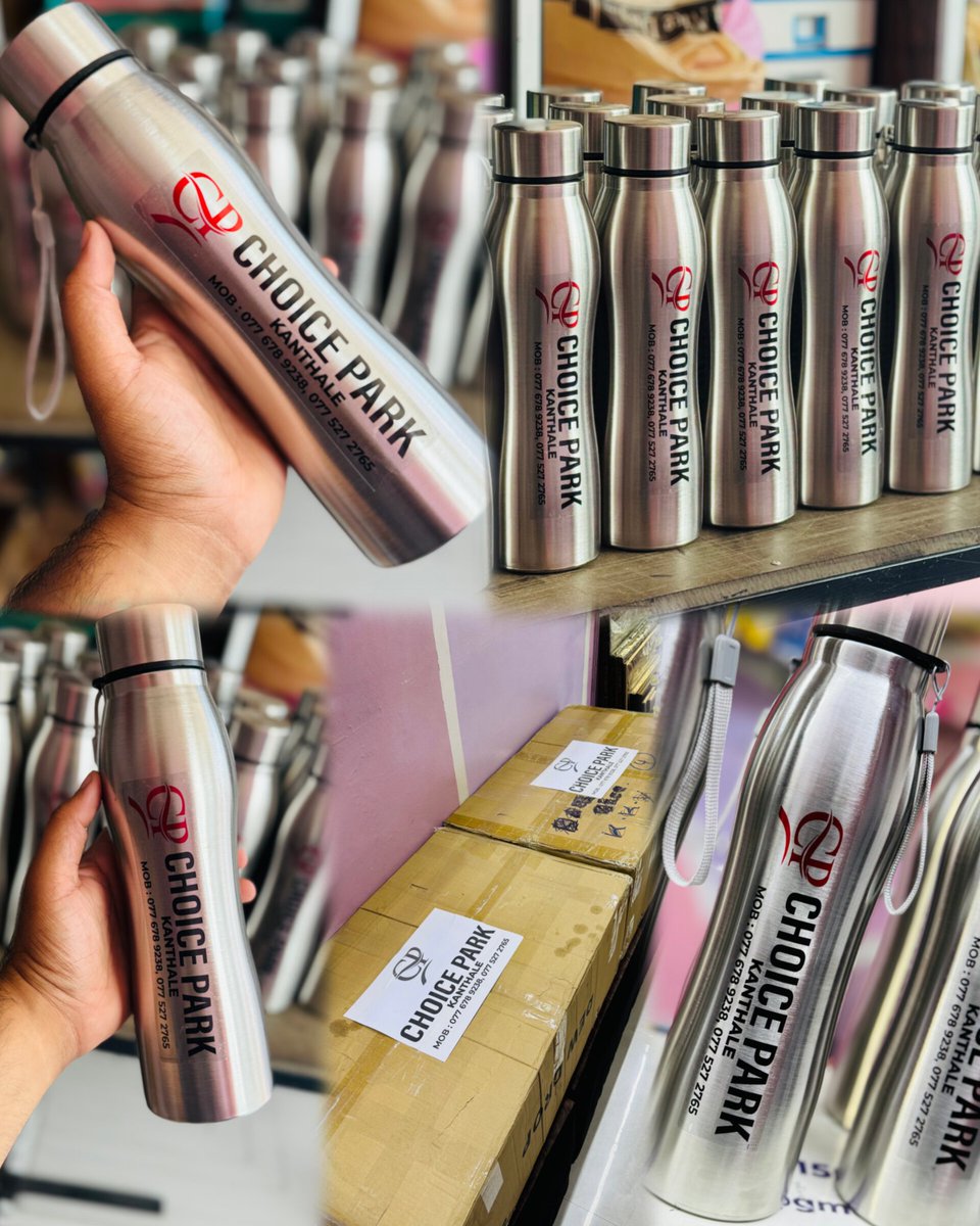 InkSpire_lk's tweet image. 🔥 250pcs custom bottles completed for Choice Park – Kanthale
Premium 1L steel | 2-color print | Clean &amp;amp; durable 💯
Perfect for branding &amp;amp; giveaways 🚀
📲 WhatsApp: +94 74 220 0156
#InkSpire #Branding #CustomPrinting #SriLankaBusiness #BulkOrders