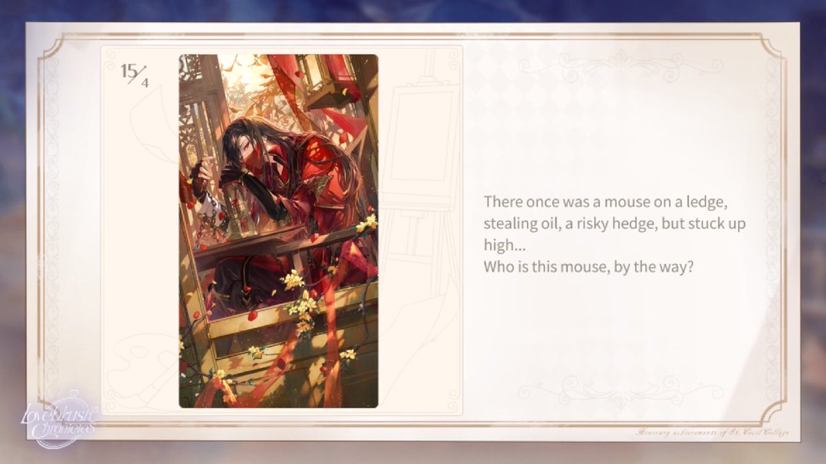 close enough. welcome back hua cheng
