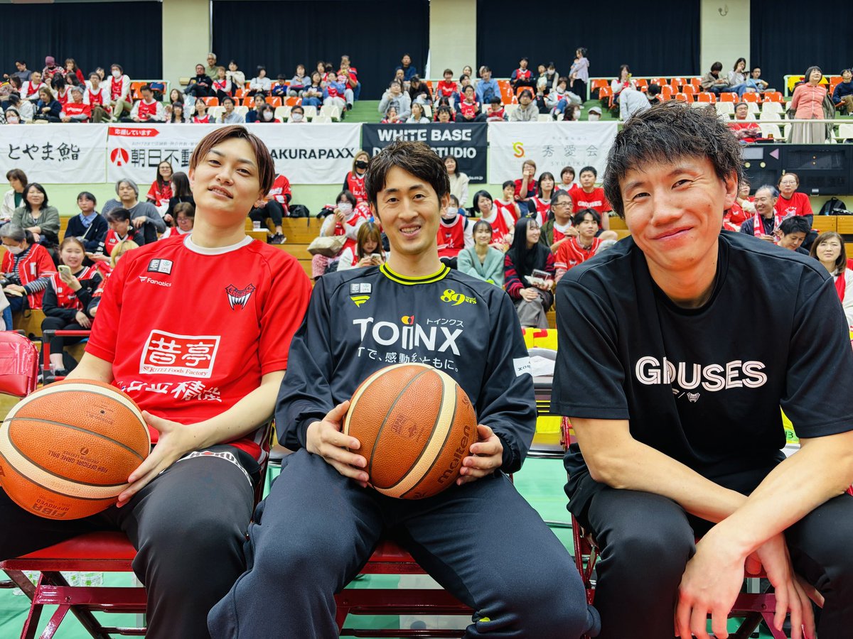 toyamagrouses's tweet image. おひさしぶりです📸☺️✨

#船生誠也 #89ERS
#水戸健史 #宇都直輝 #富山グラウジーズ
