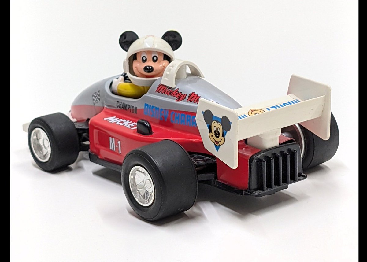激レア！ミッキーマウス　バイク　 プルバック　走ります！ ミッキーマウス プルバックカー Mickey Mouse Pull-Back Car - YouTube