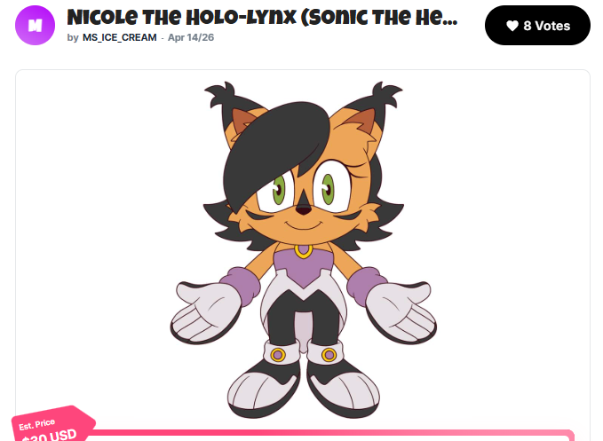 JoshuaMogle's tweet image. #Youtooz #NicoleTheHoloLynx 
Nicole has joined race... Share and spread the word.