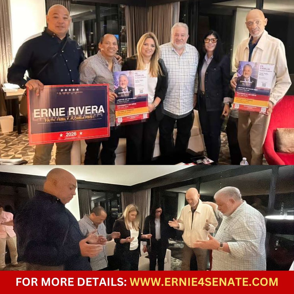 Ernie4Senate's tweet image. Libertad, no socialismo. 🇺🇸
In Miami tonight with Venezuelan and Hispanic community leaders who fled tyranny and built the American Dream. Their fight is our fight.
🌐 ernie4senate.com 
✔️ Paid by Ernie 4 Senate Campaign Committee
#Ernie4Senate #Miami