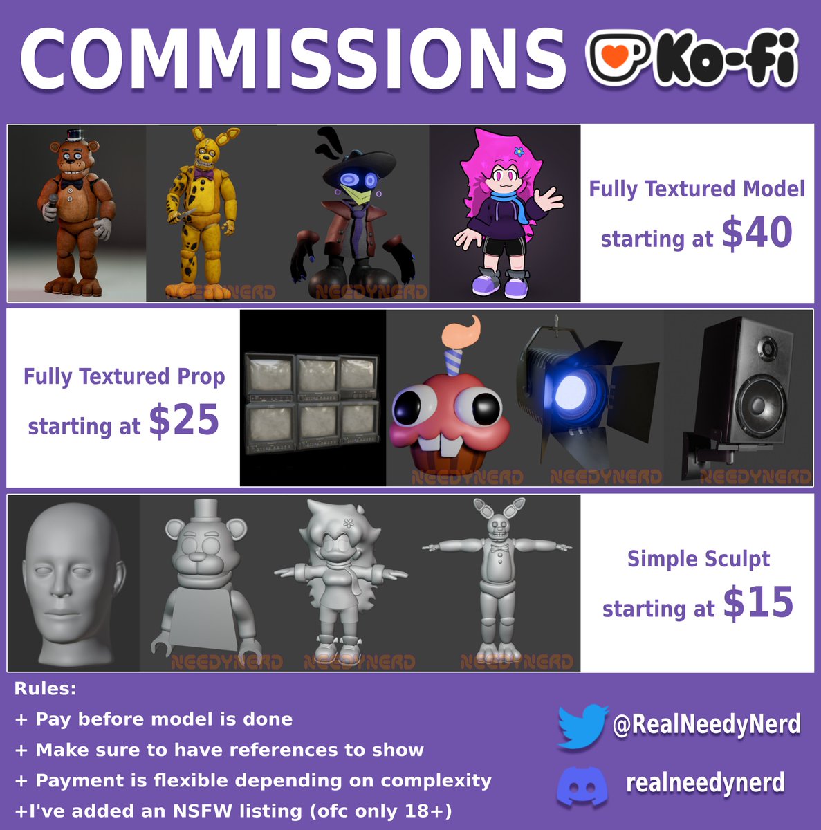 NeedyNerd (COMMS OPEN) tweet media