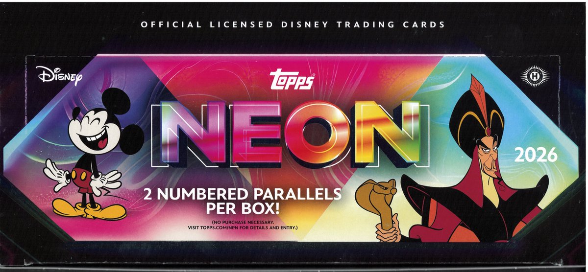 YS_AKIBA_MINT's tweet image. 2026 TOPPS DISNEY NEON HOBBY
2026 TOPPS DISNEY NEON MEGA BOX
2026 TOPPS DISNEY NEON VALUE BOX
2026 TOPPS MARVEL FINEST FANTASTIC FOUR 65TH ANNIVERSARY
入荷致しました。
#TOPPS #DISNEY #MARVEL #ラジオ会館