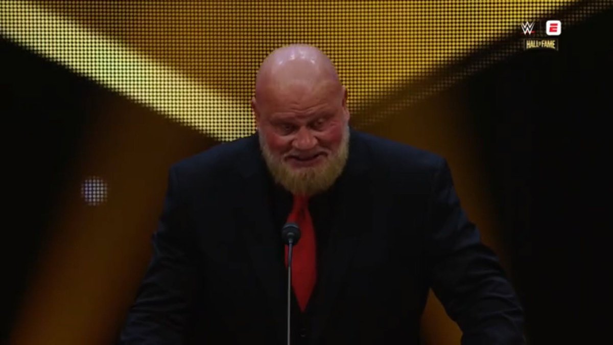 ringsidenews_'s tweet image. WWE out here censored Warlord from saying "WWF"  | #WWE #WWEHOF #HallofFame