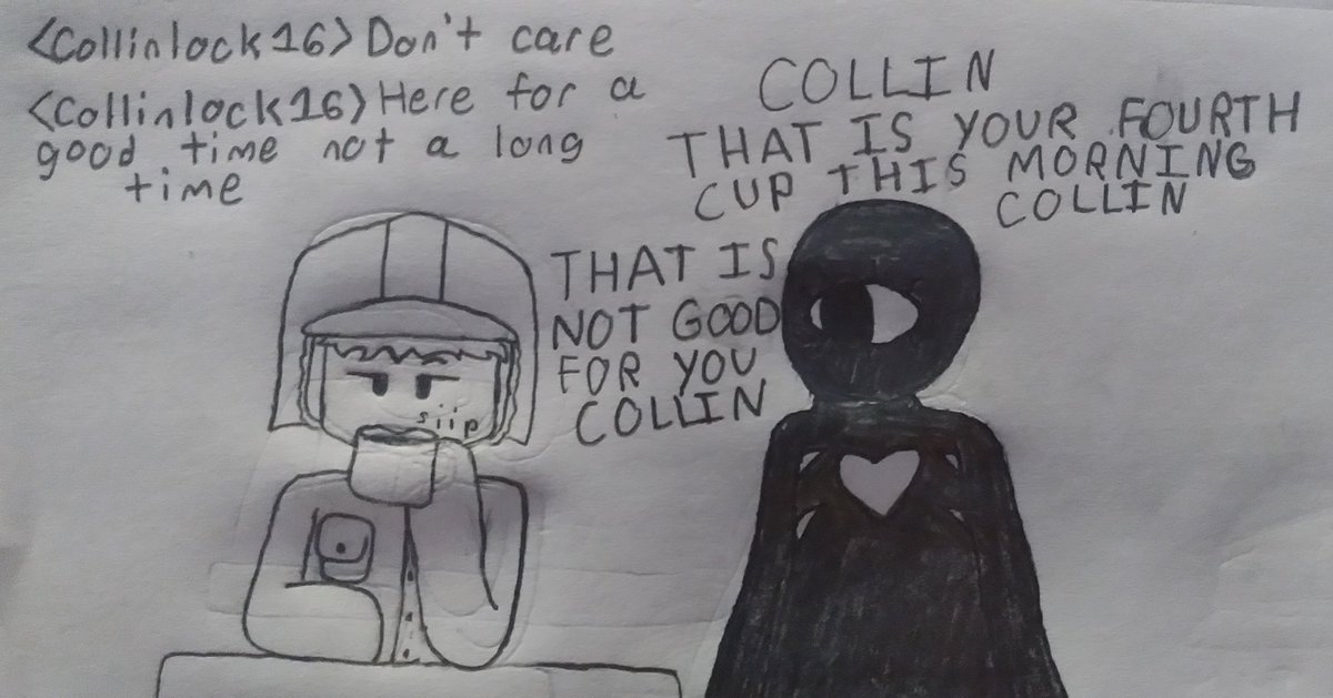 Thatreplyperson's tweet image. Suddenly felt inspired to draw this idk why #Collinlock16 #Assimilation
