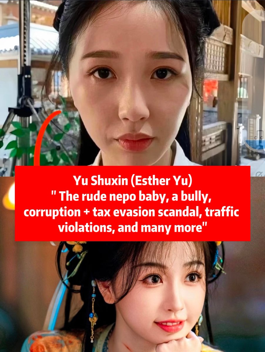 wangkbfh85's tweet photo. It's only fair if we make the chinese actress version of this. So here is :

A thread of Cdrama actresses who have faced public allegations and controversies (including serious misconduct claims, criminal charges, racism controversies) https://t.co/cqzRi2rBKz
