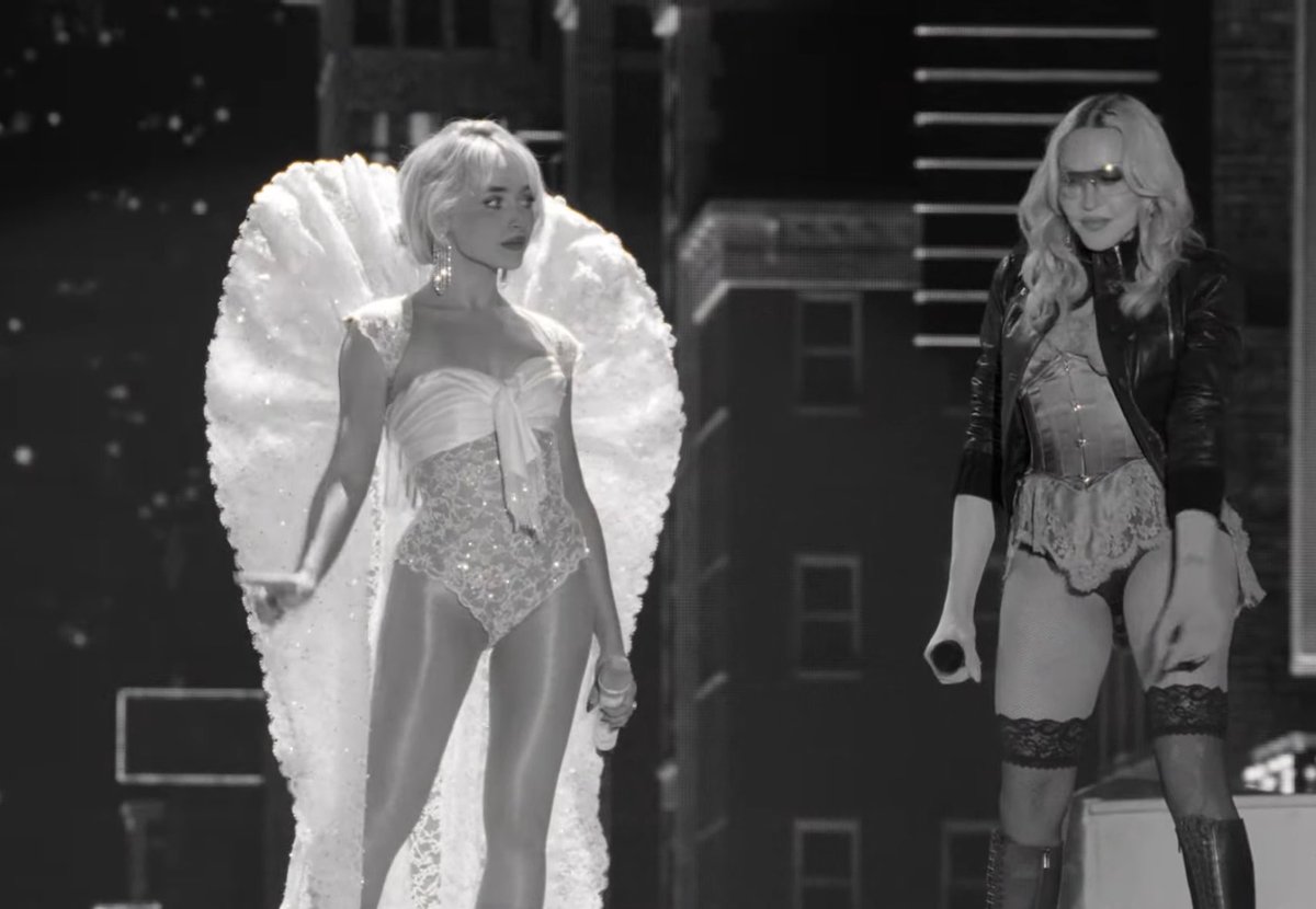 <a href="/TeamSabrina/">Team Sabrina 🐾</a> MADONNA AND SABRINA I AM FREAKING OUT #sabchella