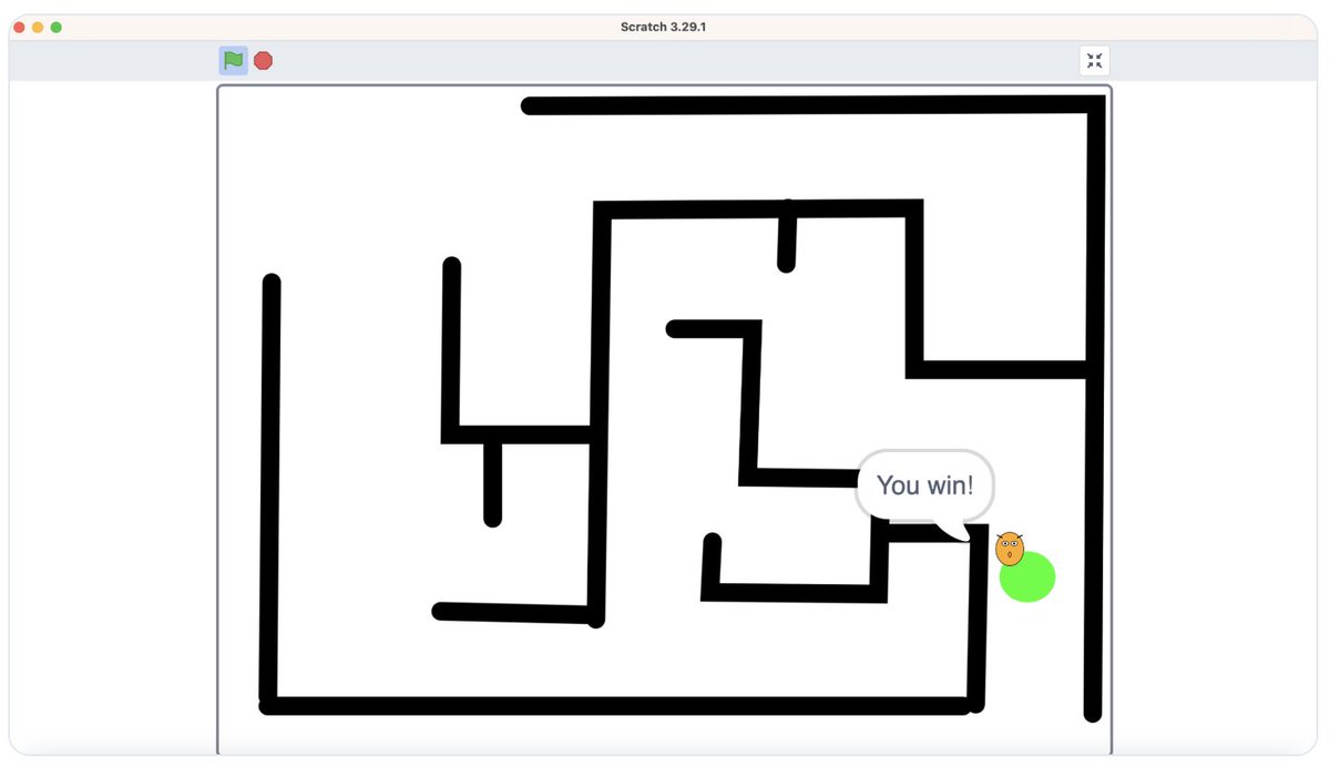 VizAIScratch's tweet image. Build a Maze Runner Game with AI &amp;amp; Scratch
#scratch #AI