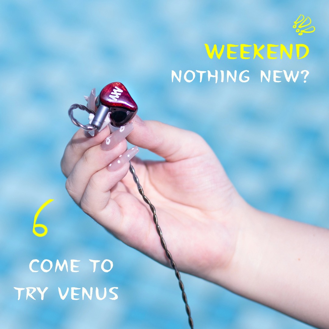 MelodyWingsCN's tweet image. 😀Nothing new for your weekend?
🥰Venus will be a good choice.
-VGP gold award
-wood faceplate, comfortable wearing
-well balanced, fatigue free, smooth treble
-3.5mm, 4.4mm. USB-C plugs
A song repeat many times, Venus is perfetct for your weekend.
#weekend #music #hifi #iem