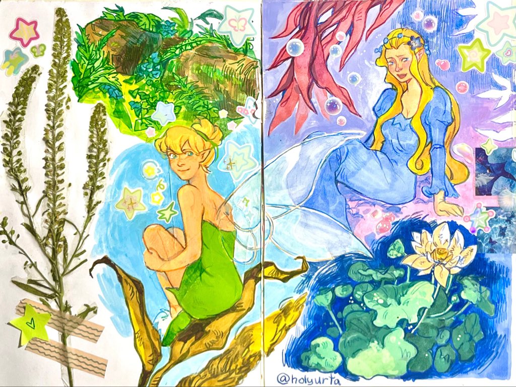 holyurtadoodles's tweet image. Disney fairies (for another friend)) 🦋🦋
#disneyfairies #fairy