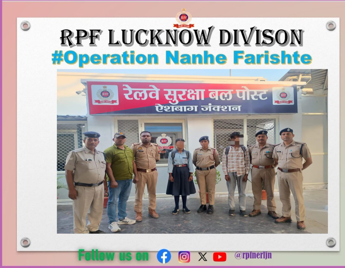 rpfnerljn's tweet image. 🚨 #OperationNanheFarishte
"A safe child today, a brighter tomorrow."
RPF ASH Jn  rescued a minor girl (16) found traveling with a boy after running away from home in T/N. 15707 
 Handed over safely to local police for further action
#ChildSafety 
@drmljn @rpf_india @rpfner