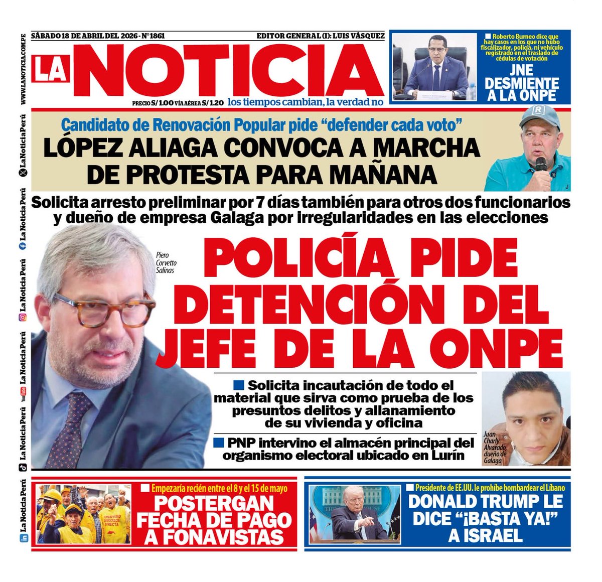 Rafael López Aliaga tweet media