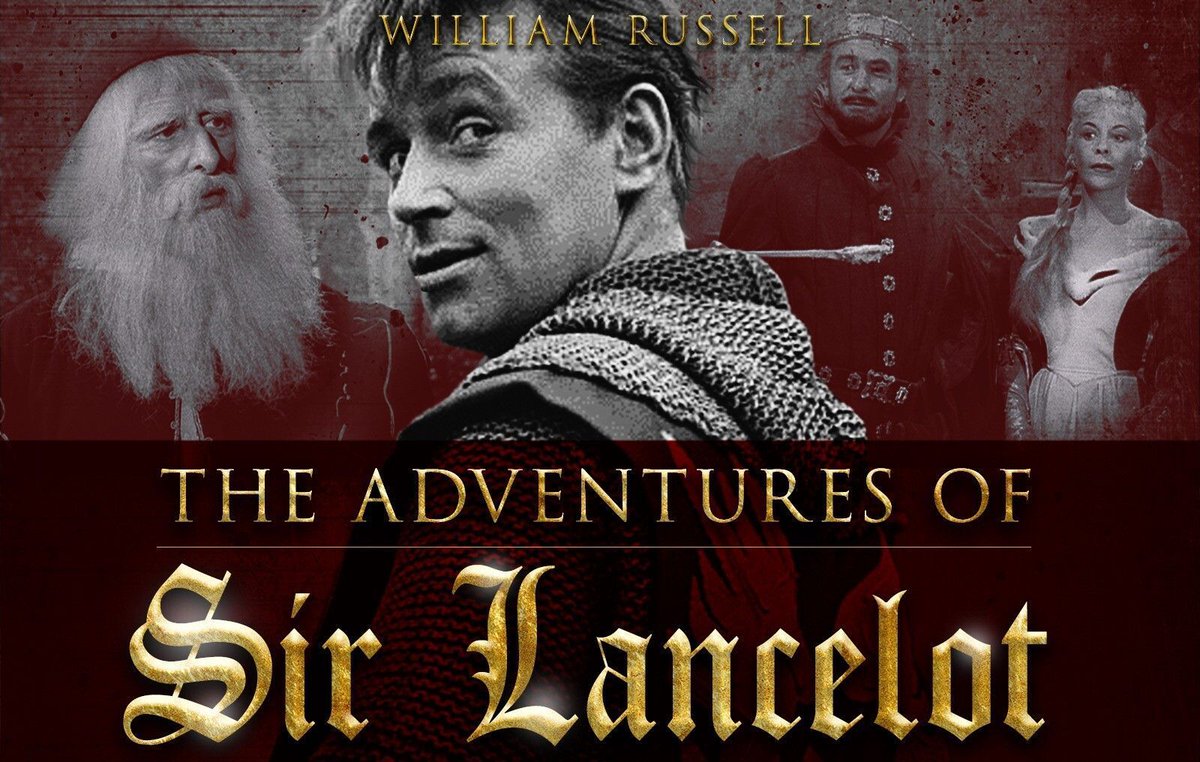 TalkingPicsTV's tweet image. The evil King Meliot is selling young men into slavery... can Lancelot stop his wicked plans?
#WilliamRussell is SIR LANCELOT (1957) 8:25am 'Maid of Somerset' #TPTVsubtitles