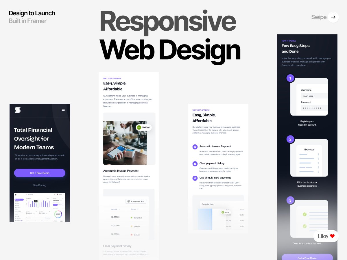 airzonagency's tweet image. Responsive Web Experience — Designed in Figma, Powered by Framer

Design dribbble.com/shots/27292489…

#ResponsiveDesign #MobileFirst #AdaptiveUI #FramerDesign #FigmaWorkflow #UXConsistency #CrossPlatform #ModernWeb #MinimalUI #airzonagency