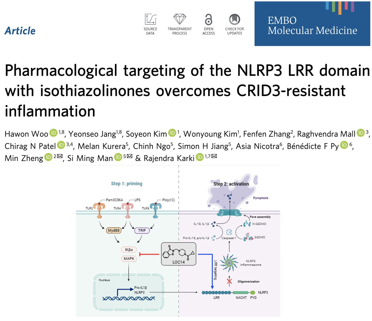 SiMingMan1's tweet image. 🧐 #Inflammation is a root cause of many human #diseases, but blocking general inflammation in the treatment of inflammatory diseases has many #side effects. How do we stop inflammation at its #source?
 1/4