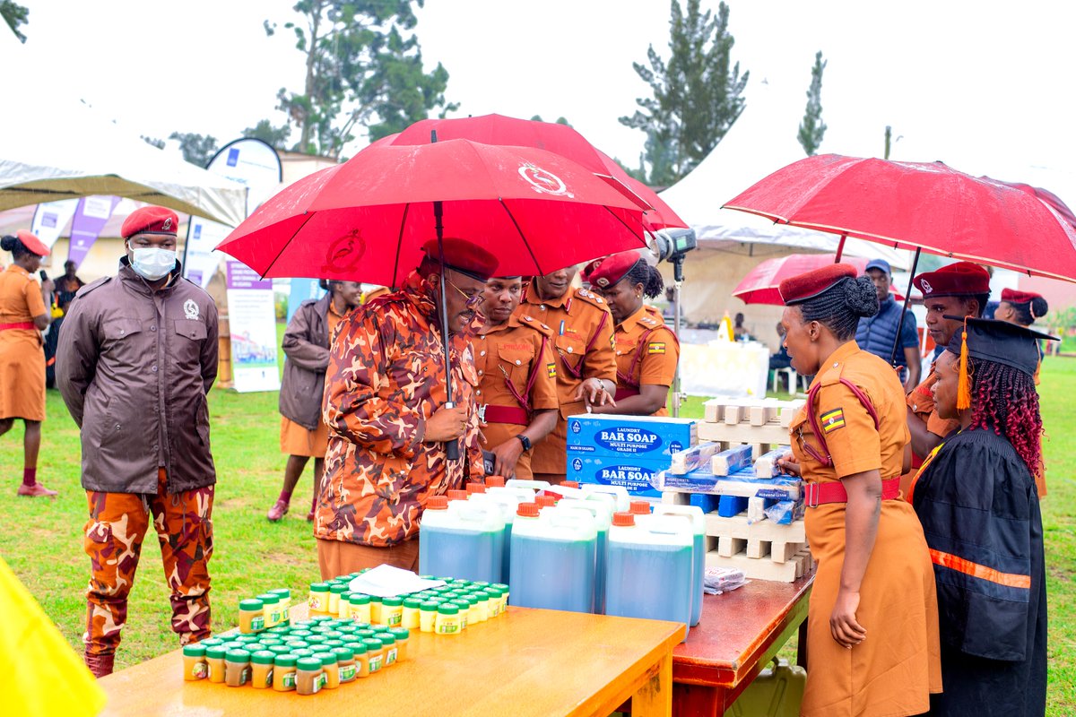 PRIinAfrica's tweet photo. At the certification event for incarcerated women at Fortportal Women's prison, products made during and after the trainings were showcased by the graduates during the celebration. #certificationevent #eccempowerment #womeninprison #communitytransformation https://t.co/x8sFsrMLhW