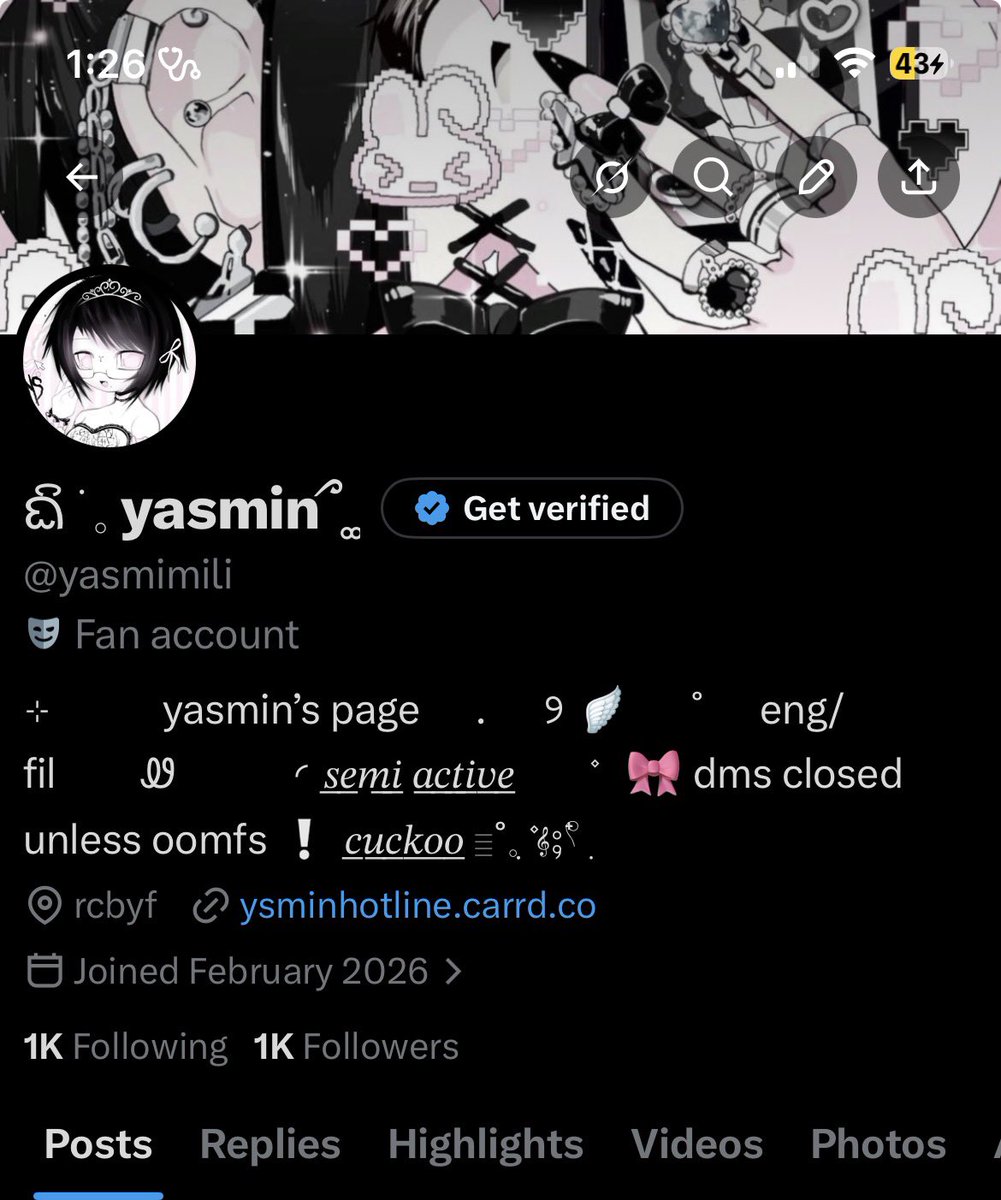 ᨳິ ׂ 𓈒 yasmin ྀ ͚ tweet media