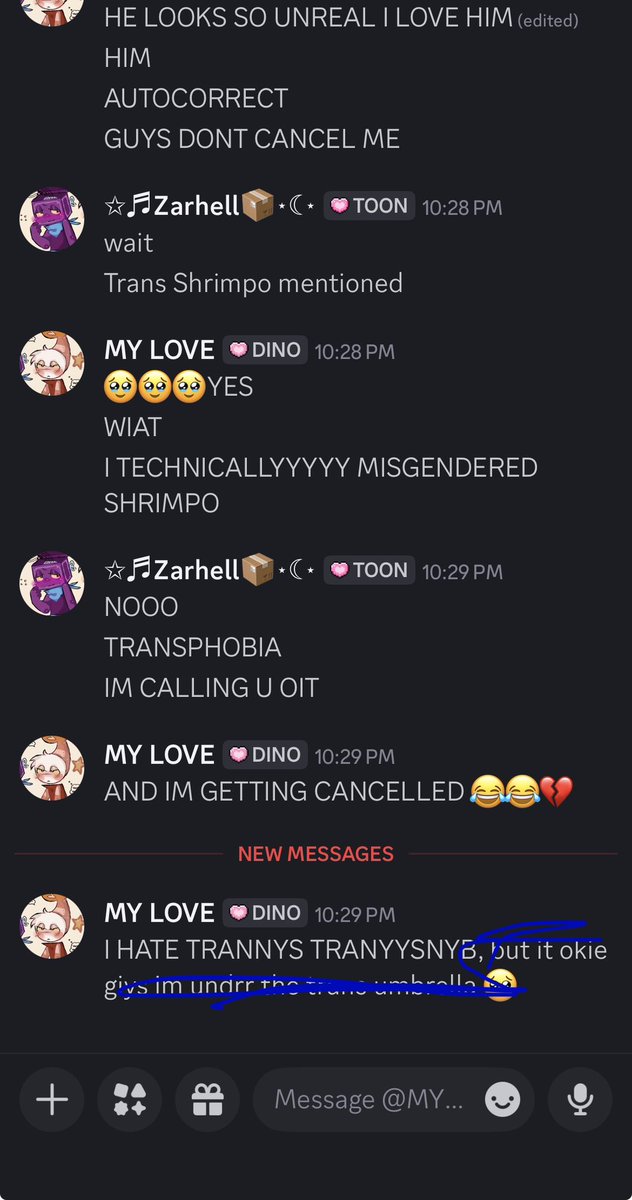 Bro <a href="/scrabblepaw/">📦zarhells gf/ dinomi/fawn!!!🎵</a> transphobic omg/j