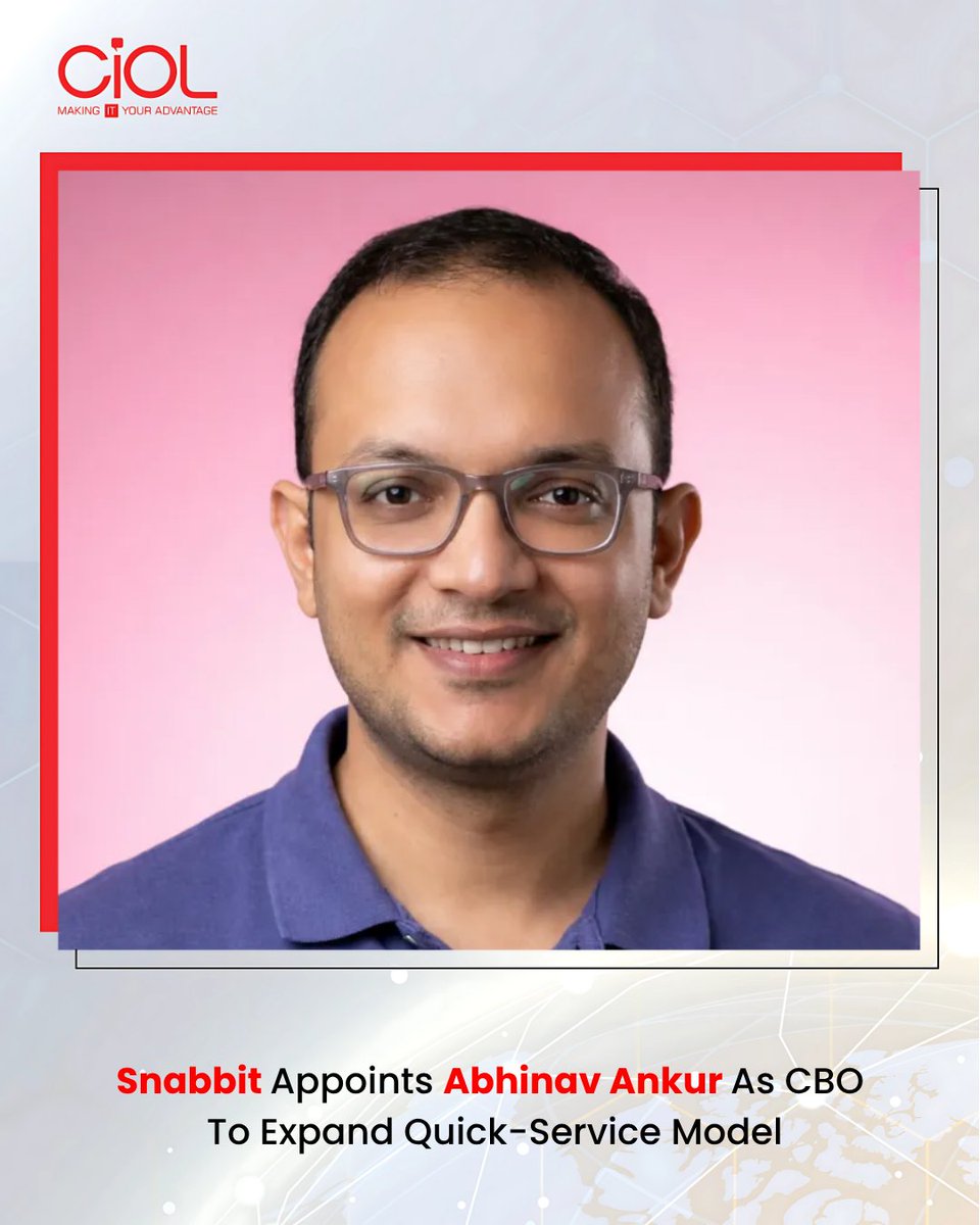 CiOL_News's tweet image. Snabbit has appointed Abhinav Ankur as Chief Business Officer to lead expansion as the platform scales its quick-service home services model in India’s largely unorganised market @just_snabbit 

By Deepali: ciol.com/appointment/sn…

#CIOL #snabbit #expansion #appointment