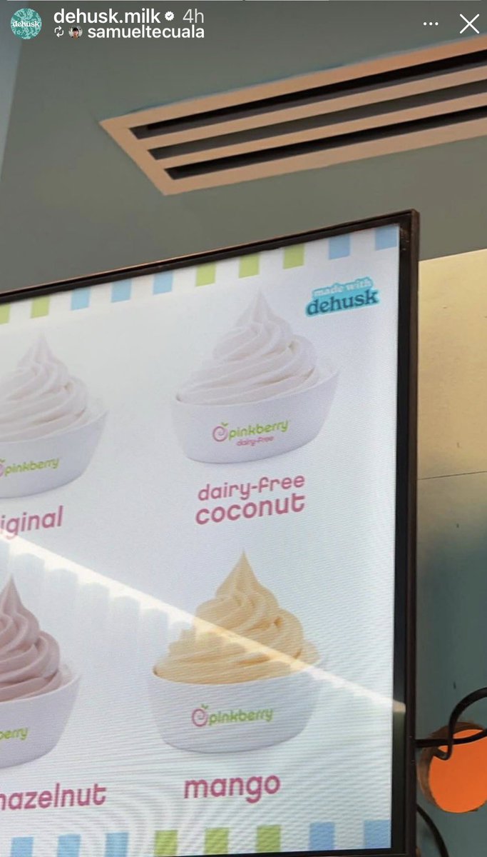 AllOut4Naddie's tweet photo. Nadine Lustre x PINKBERRY PH x DEHUSK MILK
Be sure to visit your #Pinkberry store coz the freshest surprise awaits you!
#DehuskMilk is now on their menu. It’s coconut milk that’s light, creamy & completely dairy-free. Yay!
Now swirling for a limited time only.
#NadineLustre https://t.co/u32BL74VBH