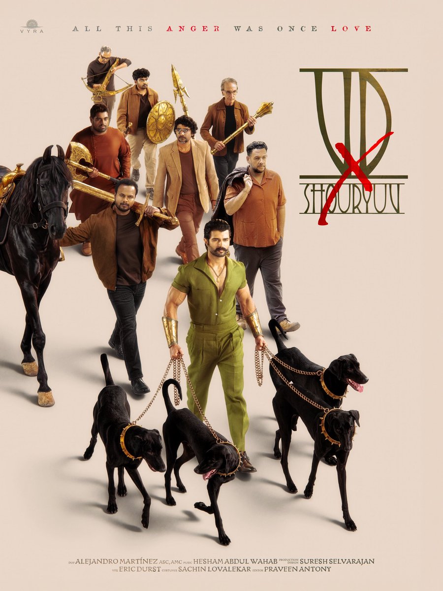 My next is - 

#VDxShouryuv ❤️

Introducing the team taking on the scary task of making this intimidating film.

So happy to have this firecracker global team working on this one with Shouryuv and his wild imagination and intense heart :)

ROAR my friends. I will give you my all.