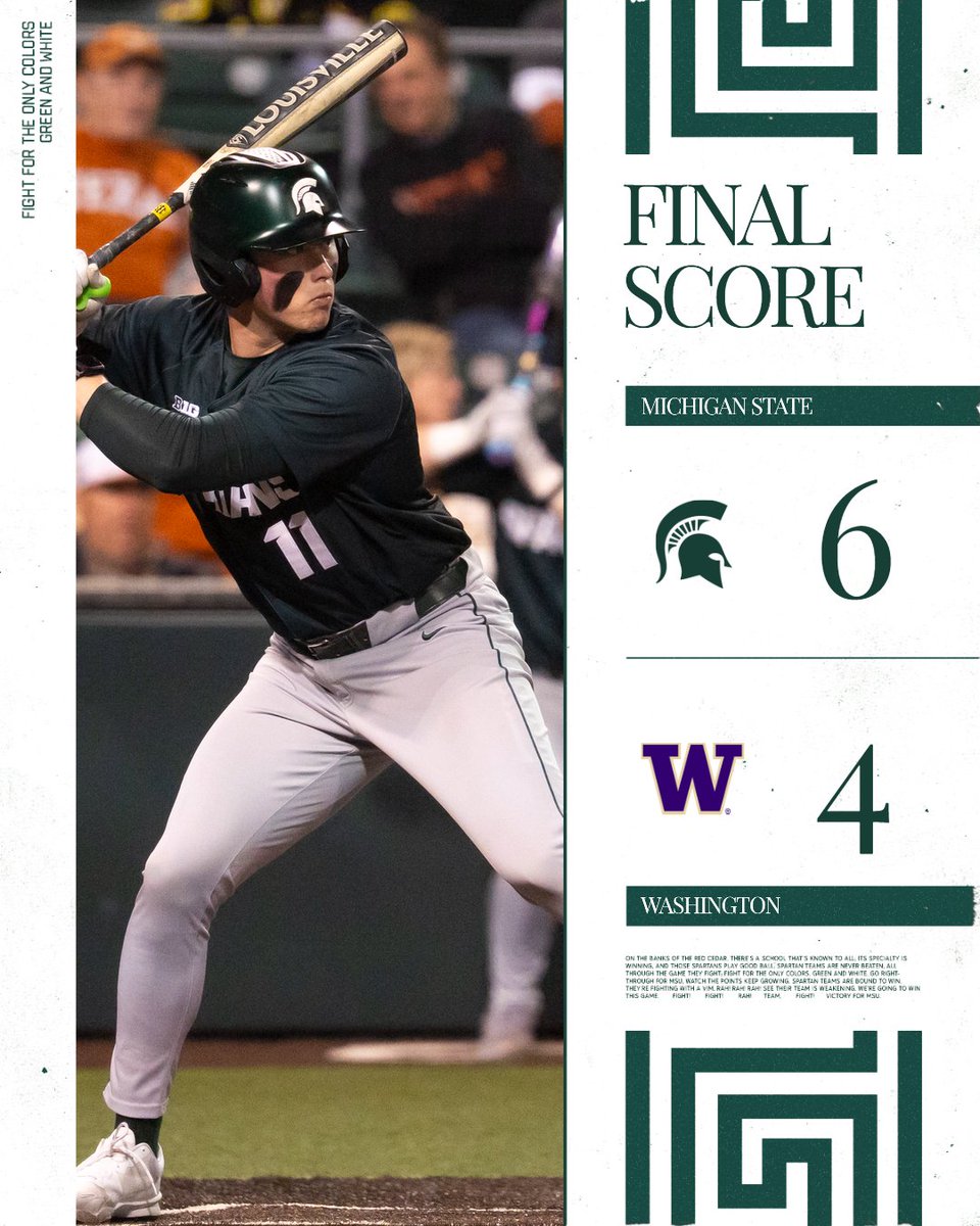 Michigan State Baseball tweet media