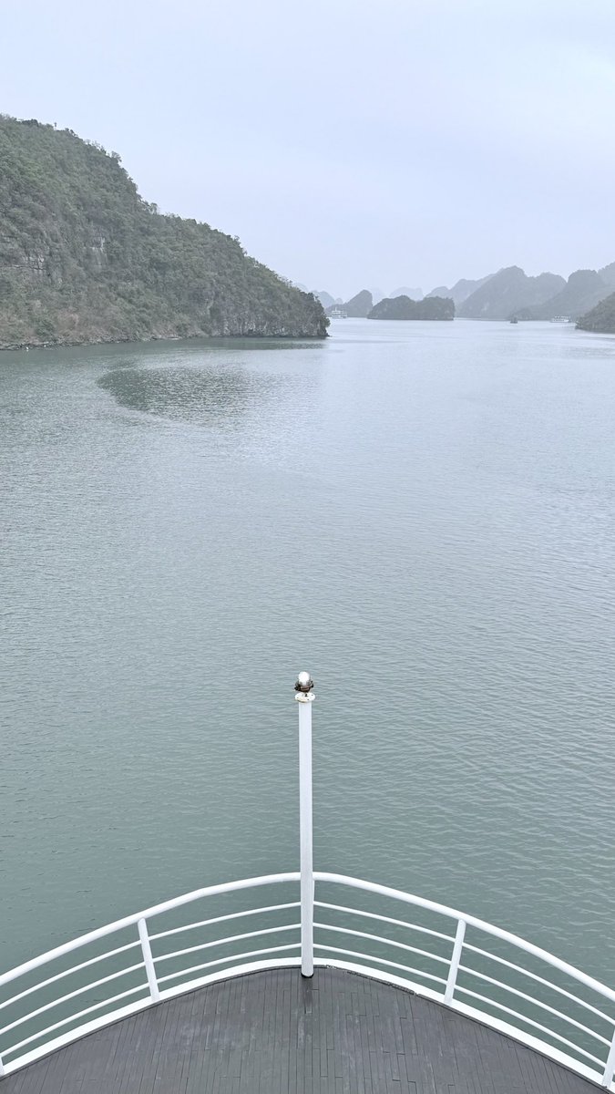 hafelg's tweet image. The missing #Vietnam files, day 24: Exactly one year ago today, we were cruising #HaLongBay. Limestone cliffs, calm water, and that hazy April light. Still thinking about this one 🛥️🌿

#Latergram #AprilMemories #SoutheastAsia