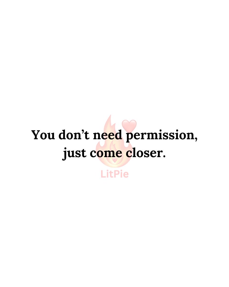 LitPie_app's tweet image. 💫You don’t need permission, just come closer. My heart has always been an open door for you. In a world full of rules and boundaries, with you, there are none. Just bring your beautiful soul a little nearer and let the rest of the world fade away. ❤️

#love #relationshipgoals