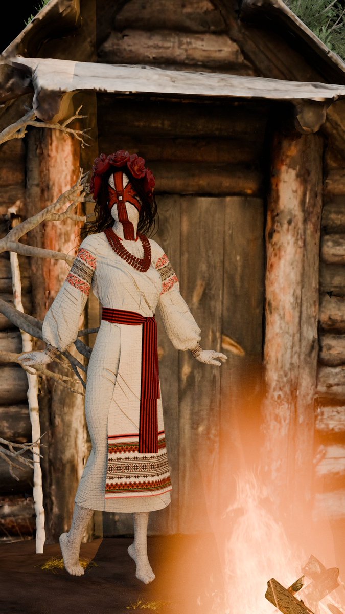 Chereda25's tweet image. Із серії "мазала ліпила, але не доробила"(взято з резервного сховища на рендерхабі) #renderhub #contest #3d #daz3d #motanka