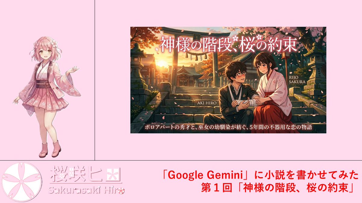 Royal_EP's tweet photo. 【Gemini小説 A001】
「Google Gemini」に小説を書かせてみたという企画

第１回（A001＝全年齢向け版001）はこちら
https://t.co/r9ZwWTolou

#Gemini
#AI小説
#AI https://t.co/IW8jon0elD
