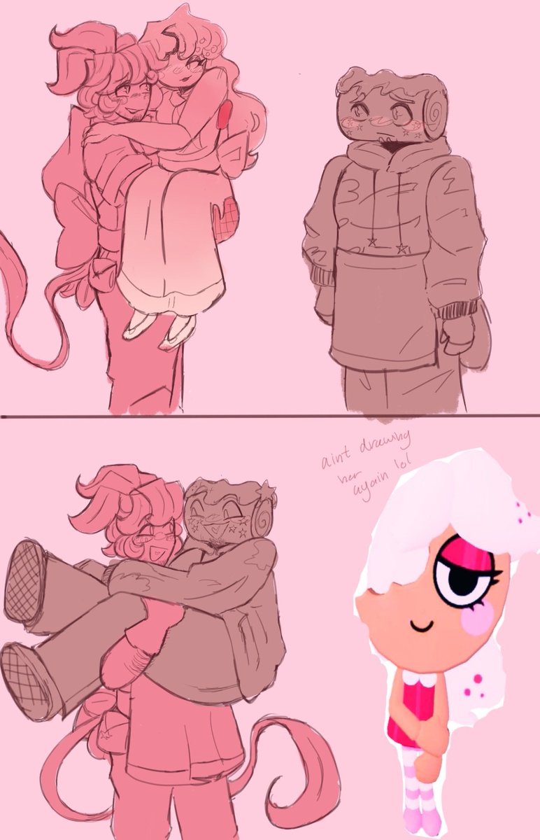 Saltyyrcrane's tweet image. Drew this a bit ago 
#fruitcake #strawberrycookie