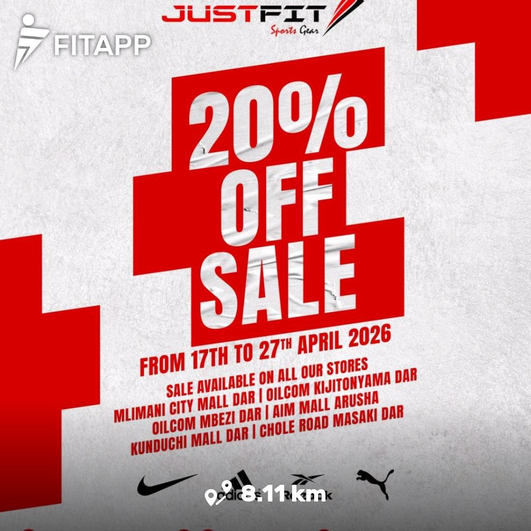 bajabiri's tweet photo. #WeekendPace powered by #JustFitSale.
๐#KunduchiMall
๐#MasakiCholeRd
๐#MlimaniCityMall
๐#MbeziBeachRainbow
๐#AIMMALLARUSHA
๐#KijitonyamaSayansiOilCom https://t.co/be3qJVQAr0