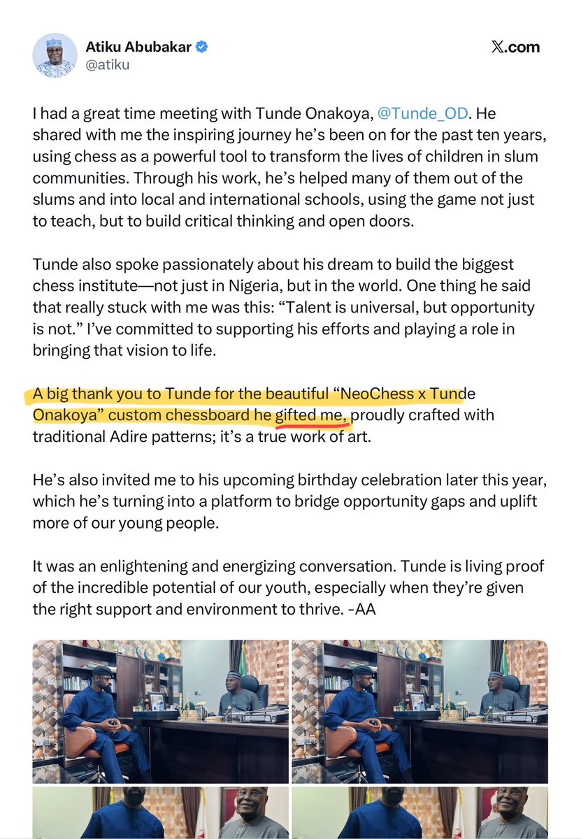 We know what you are! Your sole agenda is to tear Tunde down but you will fail. 

Tinubu wasn't the only one who put them there. Let's use the same energy to call out others who are now with our messiah. 

x.com/i/status/20453…