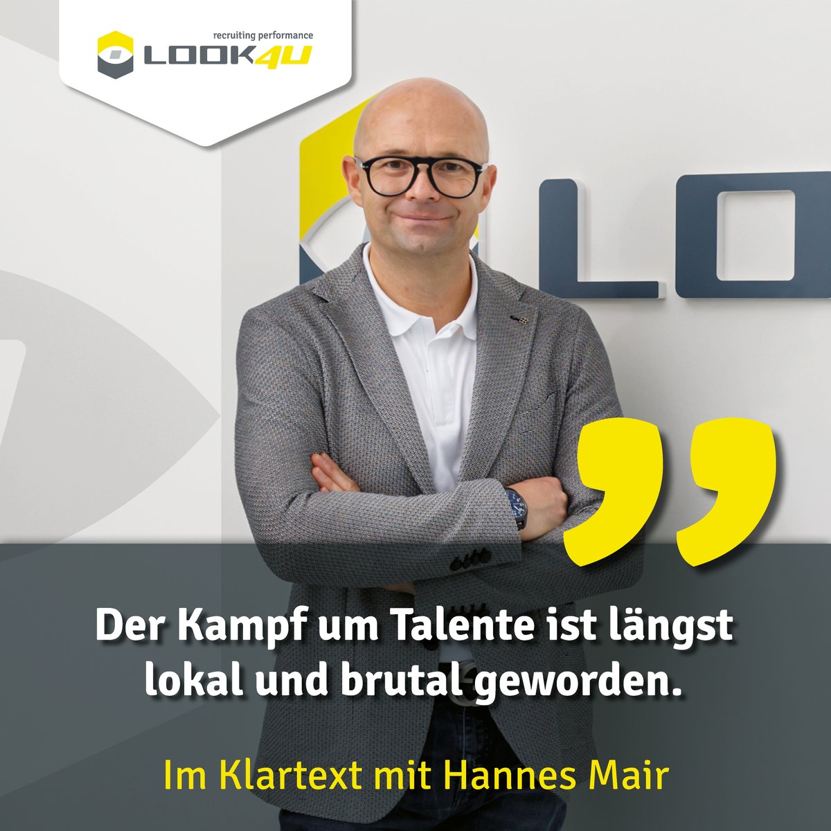 HMlook4U's tweet image. Der Kampf um Talente ist längst lokal – und brutal geworden. ⚔️ Im Klartext mit Hannes Mair - Dolomitenmarkt vom 18.04.2026.

#WarForTalents #Recruiting #EmployerBranding #Fachkräftemangel #Personalgewinnung #HR #Sichtbarkeit #Hiring #Leadership #HannesMair