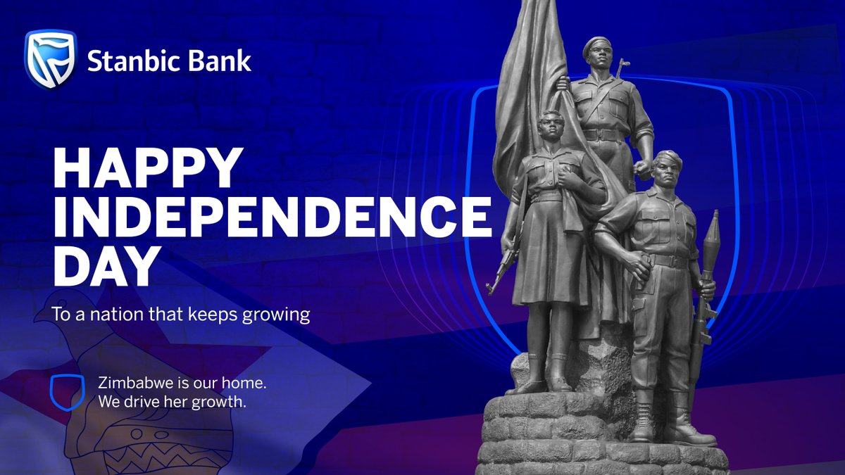 StanbicBankZW's tweet image. Independence is more than a moment in history,​​ it’s something we continue to build every day, and today we celebrate the freedom to grow, from where we started to where we are going.​​

Happy Independence Day Zimbabwe #IndependenceDay