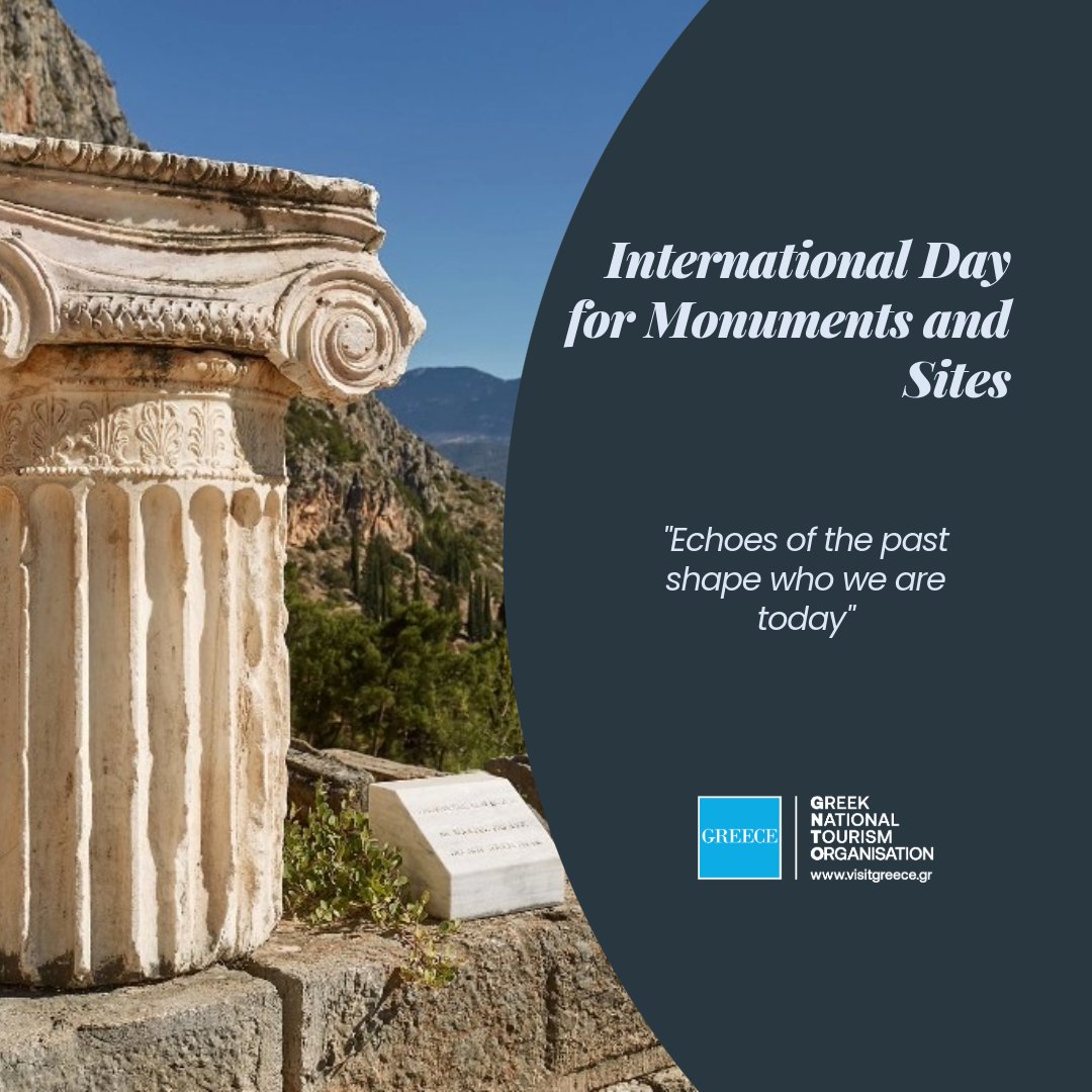 VisitGreecegr's tweet image. On International Day for Monuments and Sites, let’s honour and protect the stories carved in stone. 
#VisitGreece #UNESCO #Delphi