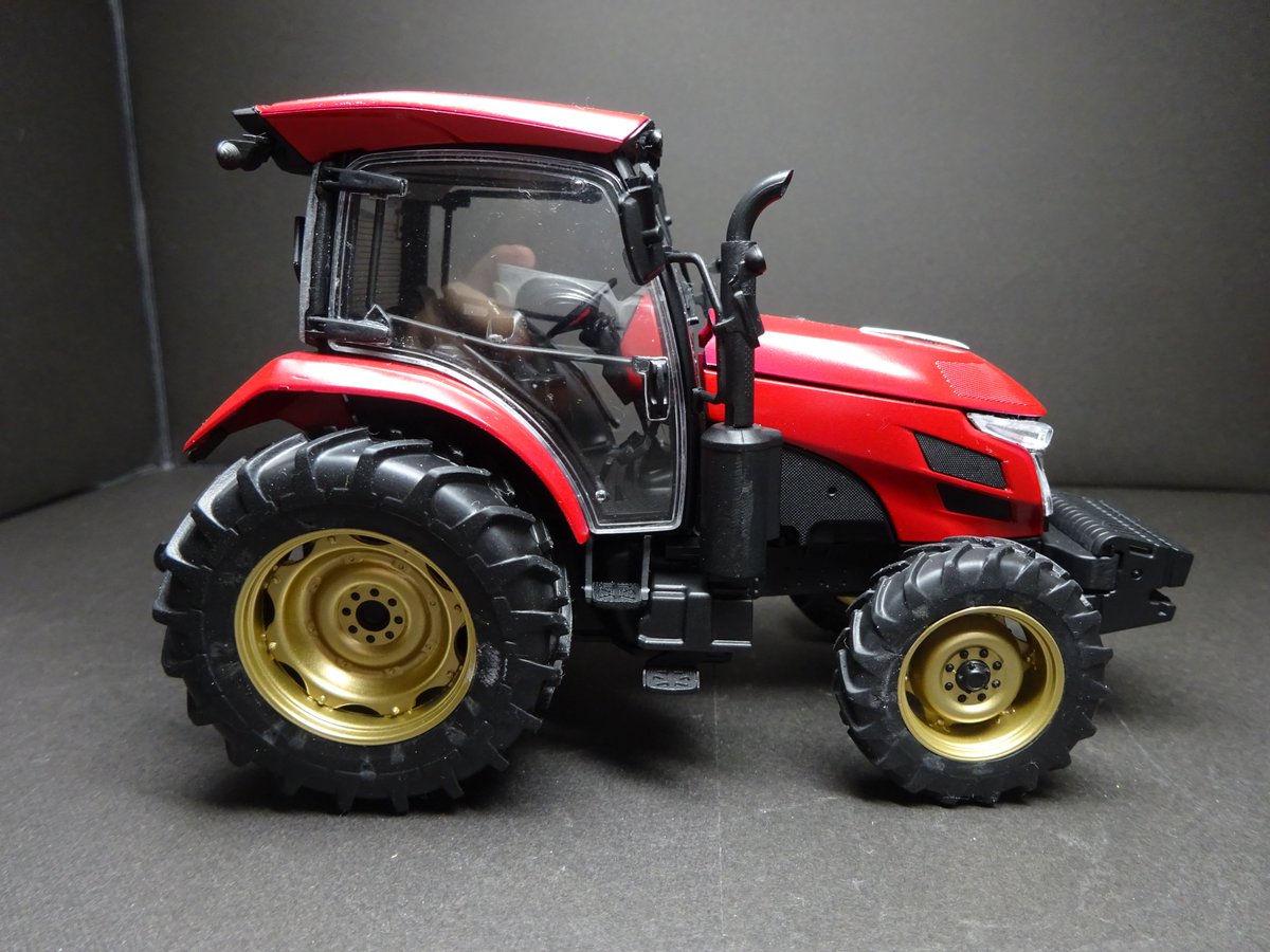 9fUM8tZL9WczczB's tweet image. #plasticmodel #scalemodel #プラモデル #プラモ #カーモデル #ハセガワ #Hasegawa #135scale #YANMAR #ヤンマー #トラクター #YT5113A