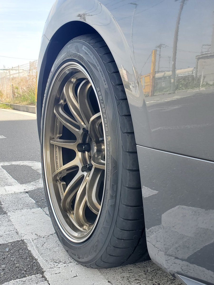 sena_Rz34Lagoon's tweet image. ホイール&amp;amp;タイヤ交換しました！
WORK ZR10チタンダイヤリップカット！
もうちょっと車高とツラは攻められますが、とりあえずはこのままで！

#フェアレディZ
#RZ34
#work