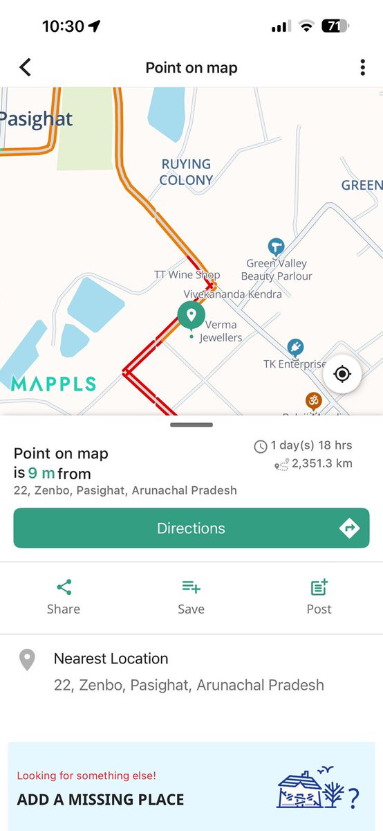 MapmyIndia tweet media