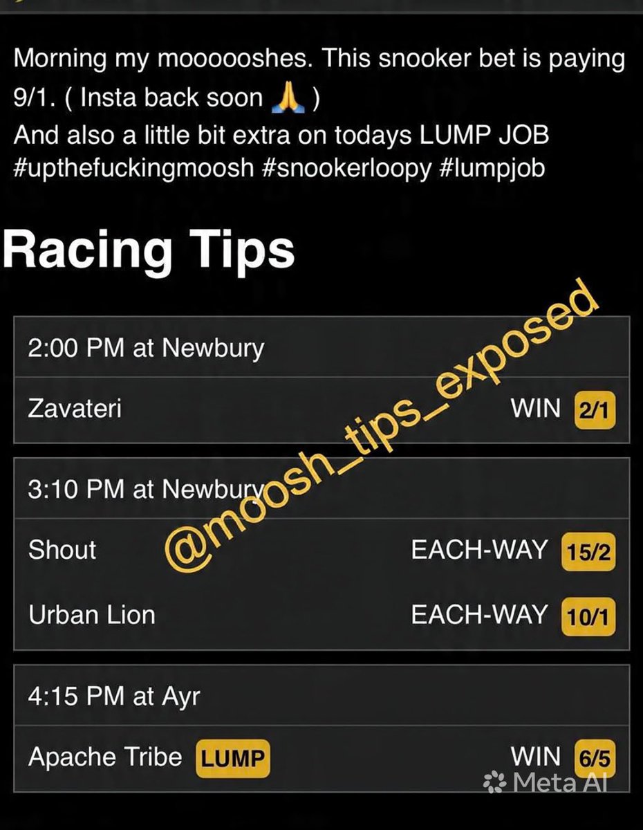 Dont join Moosh Tips tweet media