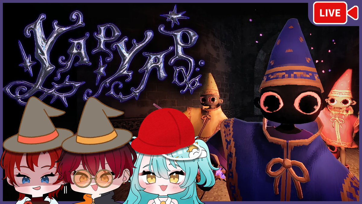 oreowa_3's tweet photo. 私たち、魔法使いに返り咲きます。【YAPYAP】

俺おわ、第二回目の生配信が始まりました！
皆さんのコメントや高評価お待ちしております！！

https://t.co/04tAiv1saj https://t.co/4sKakMrRZl